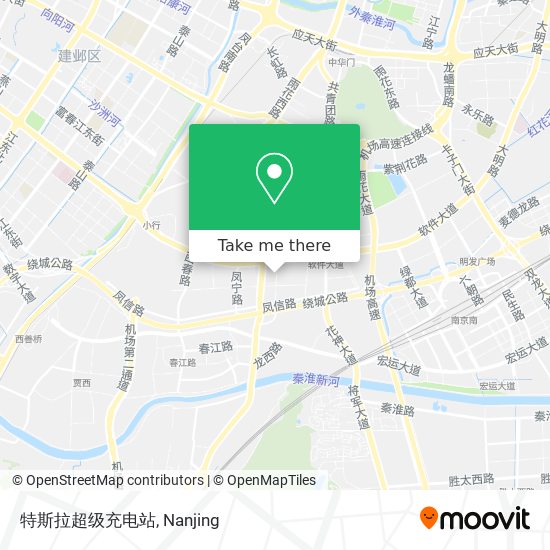 特斯拉超级充电站 map