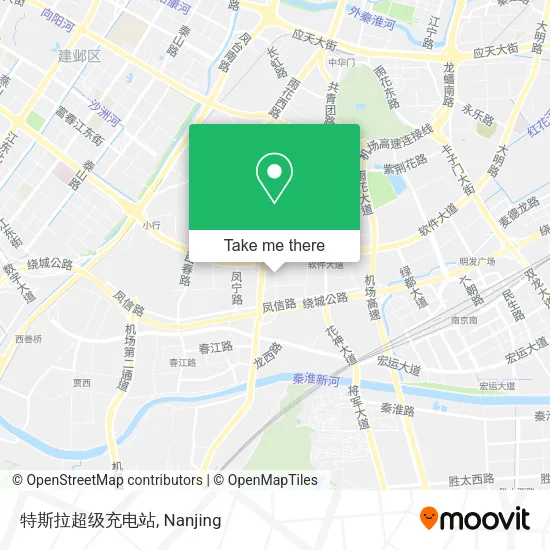 特斯拉超级充电站 map