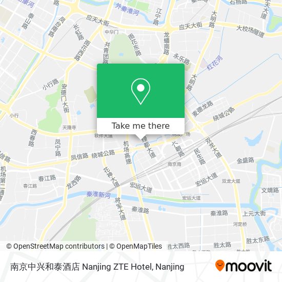 南京中兴和泰酒店 Nanjing ZTE Hotel map