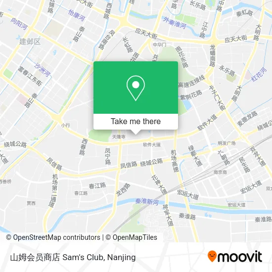 山姆会员商店 Sam's Club map