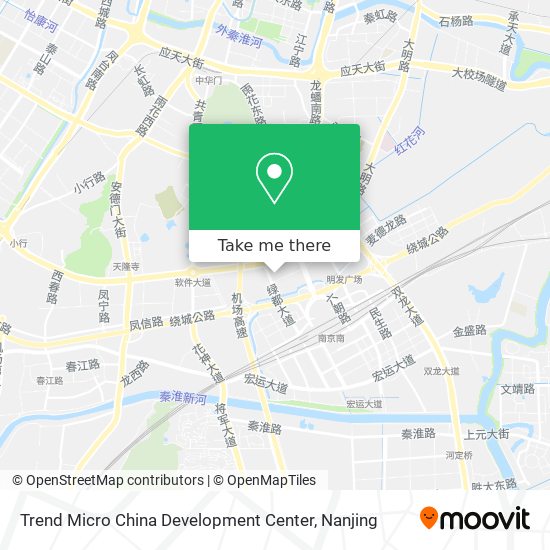 Trend Micro China Development Center map