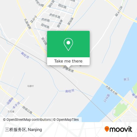 三桥服务区 map