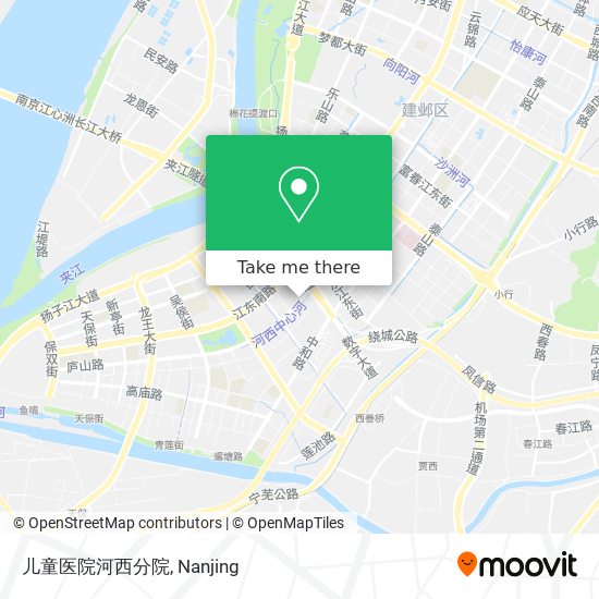 儿童医院河西分院 map