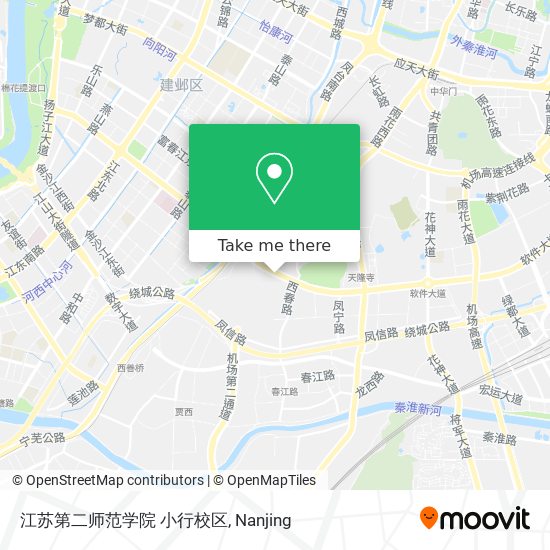江苏第二师范学院 小行校区 map