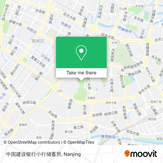 中国建设银行小行储蓄所 map
