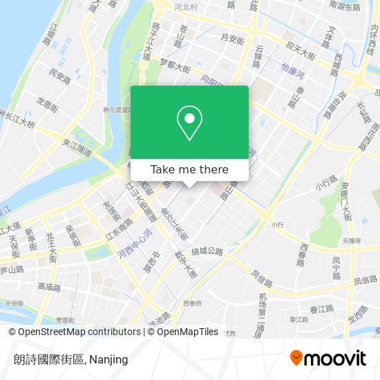 朗詩國際街區 map