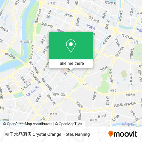桔子水晶酒店 Crystal Orange Hotel map