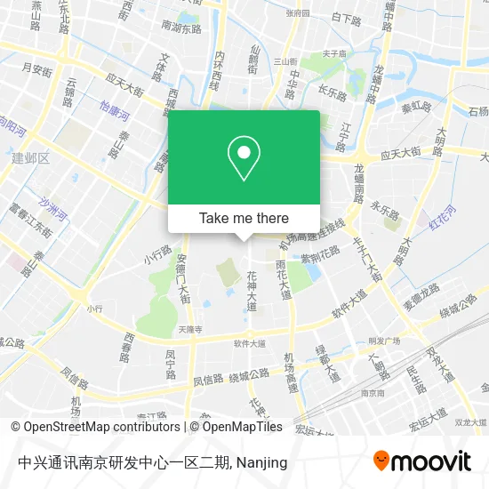 中兴通讯南京研发中心一区二期 map