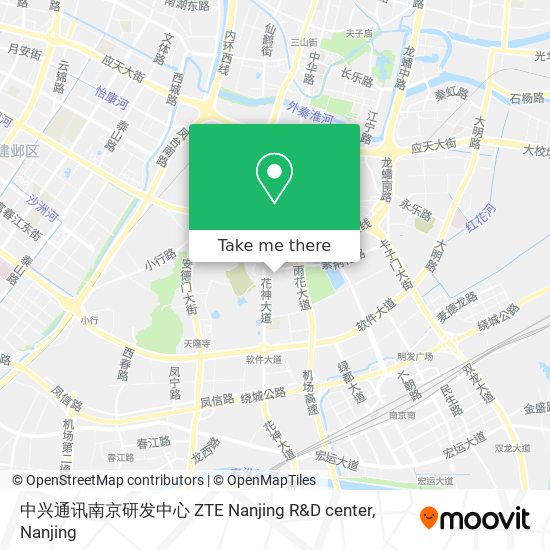 中兴通讯南京研发中心 ZTE Nanjing R&D center map