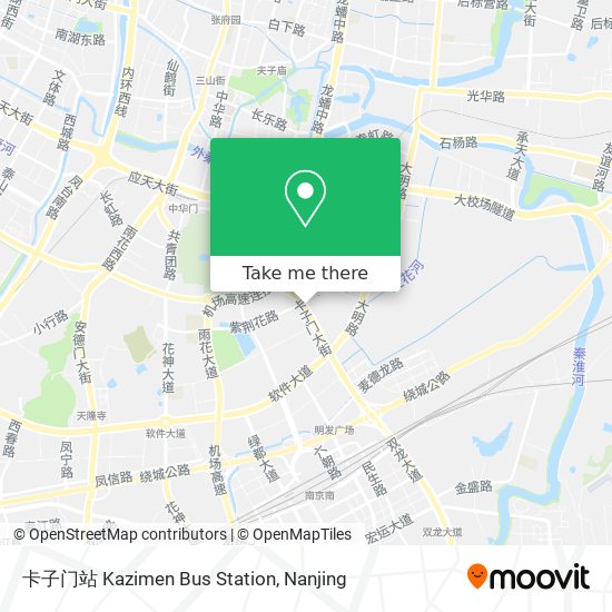 卡子门站 Kazimen Bus Station map