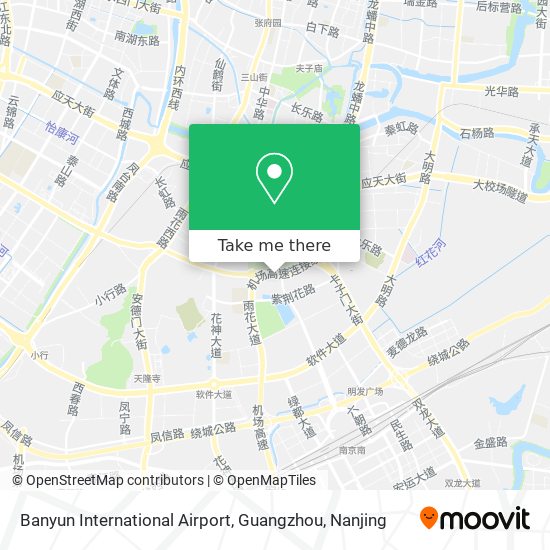 Banyun International Airport, Guangzhou map
