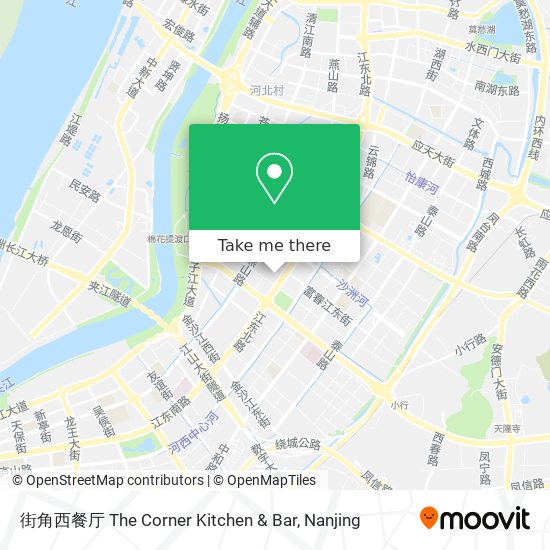 街角西餐厅 The Corner Kitchen & Bar map