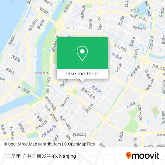 三星电子中国研发中心 map