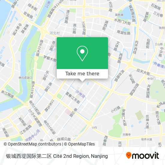 银城西堤国际第二区 Cité 2nd Region map