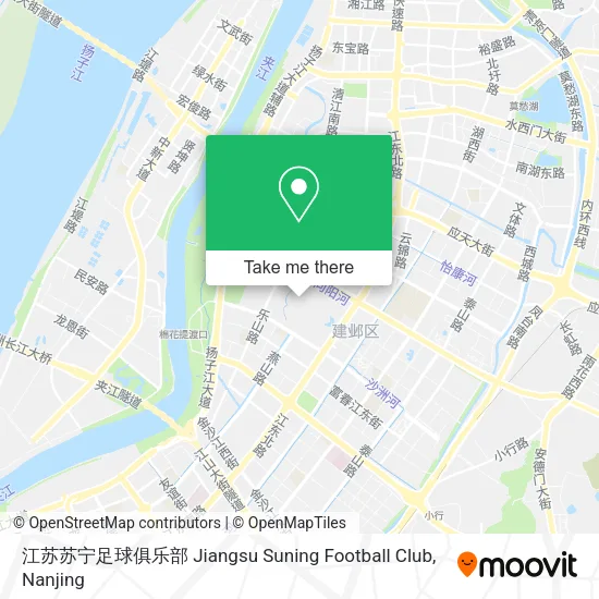 江苏苏宁足球俱乐部 Jiangsu Suning Football Club map