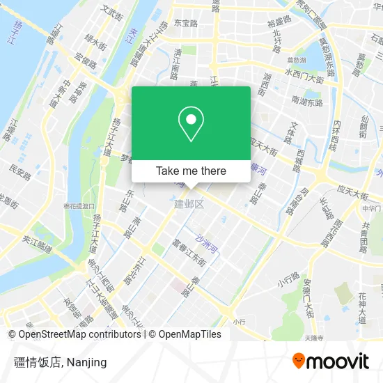 疆情饭店 map