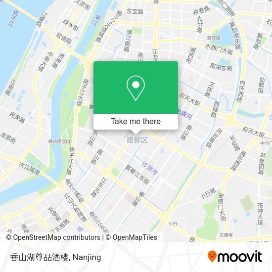 香山湖尊品酒楼 map