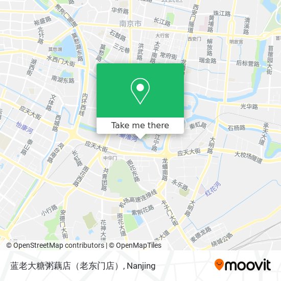 蓝老大糖粥藕店（老东门店） map
