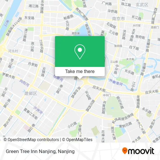 Green Tree Inn Nanjing map