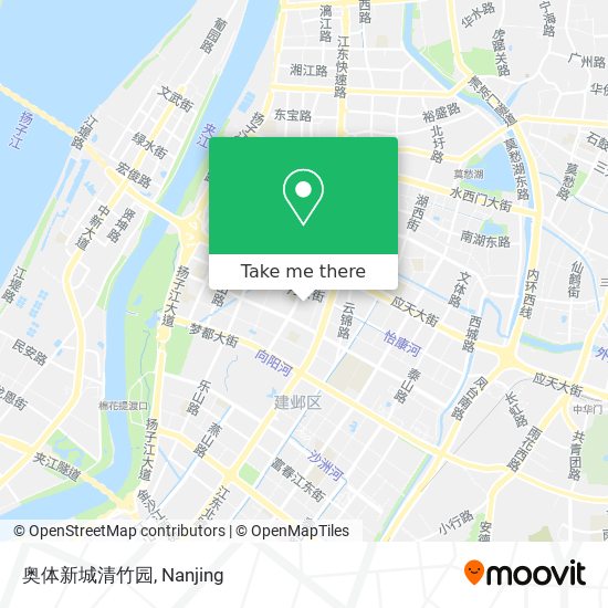奥体新城清竹园 map