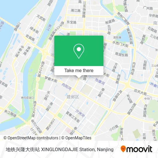 地铁兴隆大街站 XINGLONGDAJIE Station map