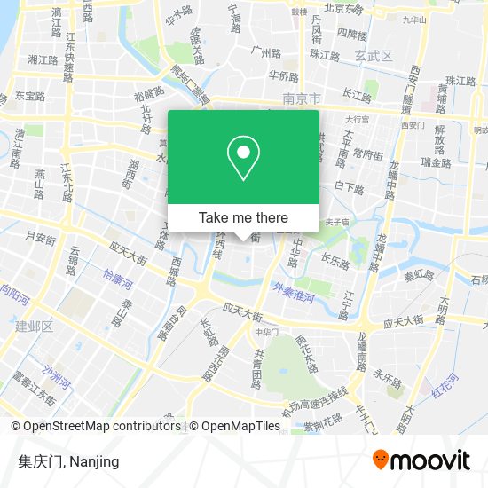 集庆门 map