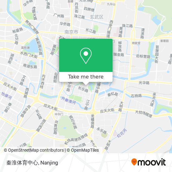 秦淮体育中心 map