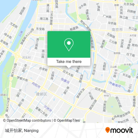 城开怡家 map