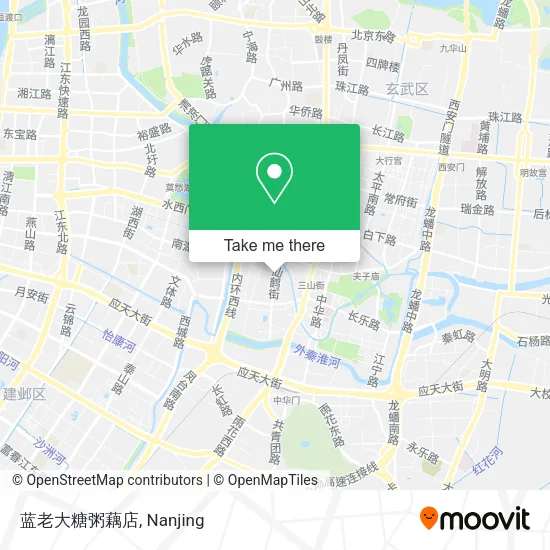 蓝老大糖粥藕店 map