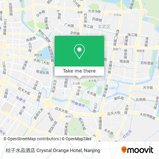 桔子水晶酒店 Crystal Orange Hotel map