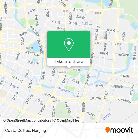 Costa Coffee map