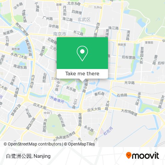 白鹭洲公园 map