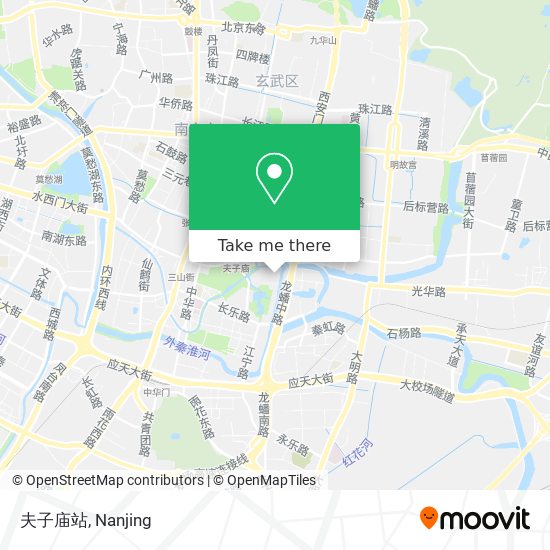 夫子庙站 map