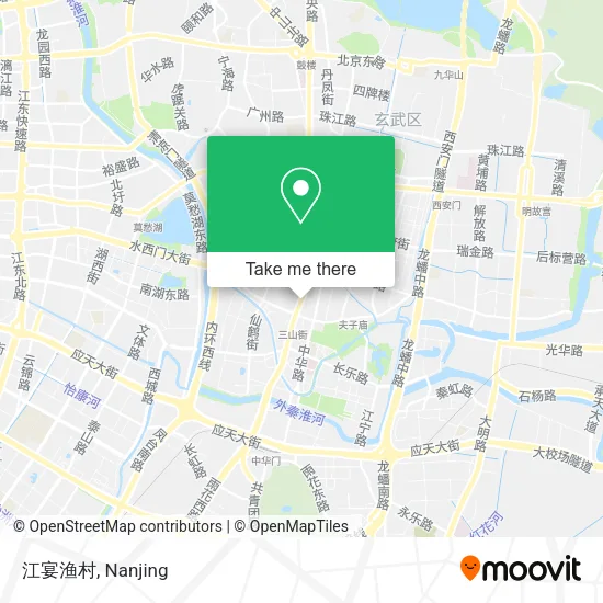 江宴渔村 map