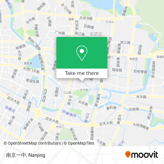 南京一中 map