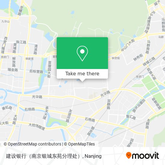 建设银行（南京银城东苑分理处） map