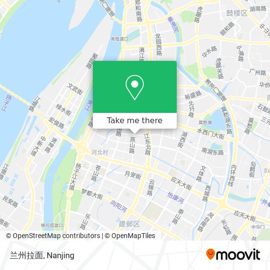 兰州拉面 map