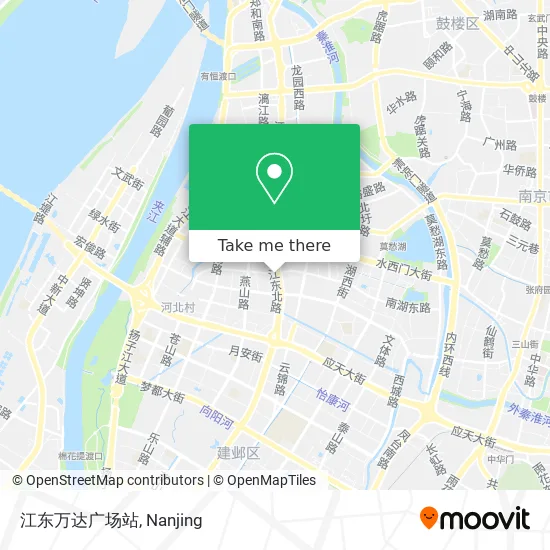 江东万达广场站 map