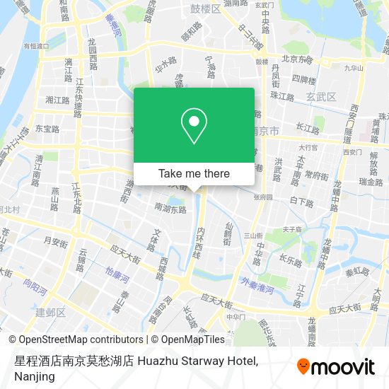 星程酒店南京莫愁湖店 Huazhu Starway Hotel map