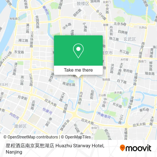星程酒店南京莫愁湖店 Huazhu Starway Hotel map