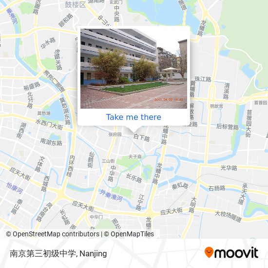 南京第三初级中学 map