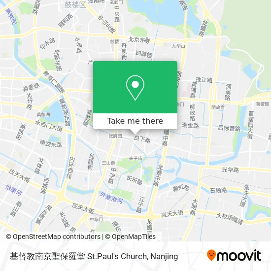 基督教南京聖保羅堂 St.Paul's Church map
