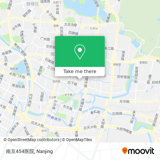 南京454医院 map