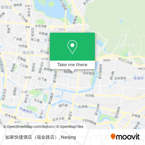 如家快捷酒店（瑞金路店） map