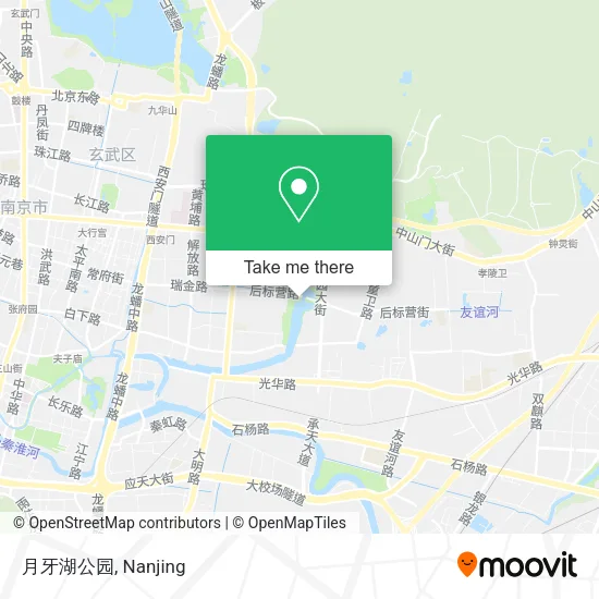 月牙湖公园 map