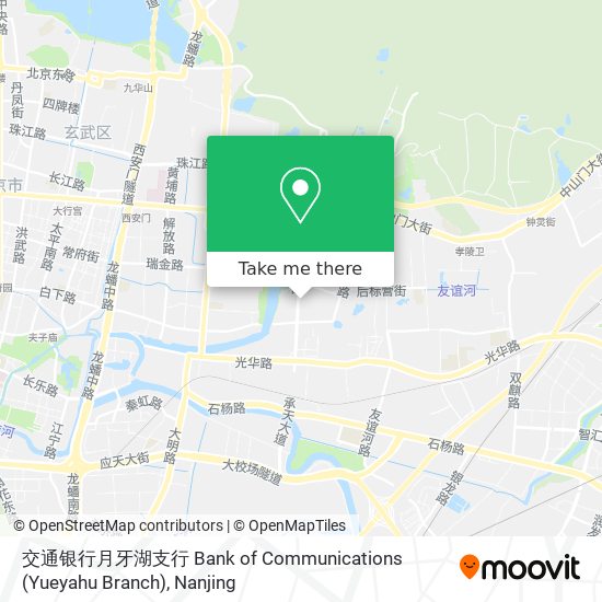 交通银行月牙湖支行 Bank of Communications (Yueyahu Branch) map