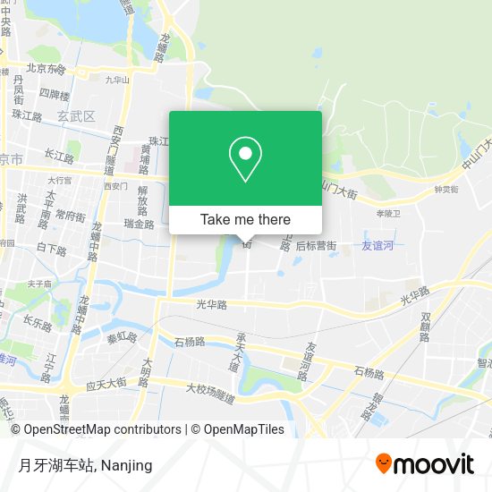 月牙湖车站 map