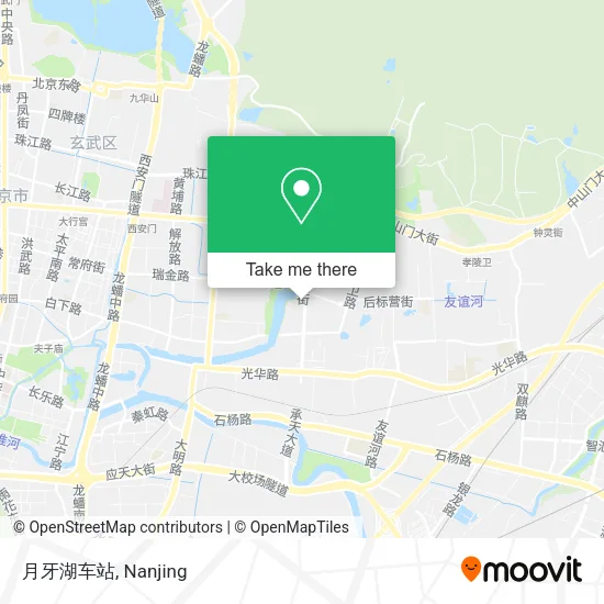 月牙湖车站 map