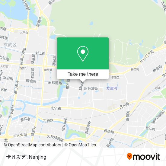 卡凡发艺 map