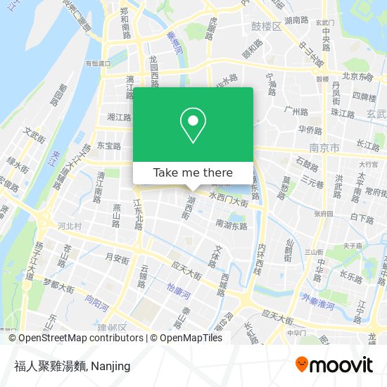 福人聚雞湯麵 map